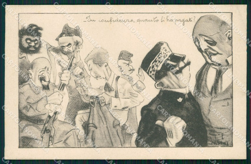 WW1 WWI Propaganda Savoia Malus cartolina postcard XF8007 – fronte