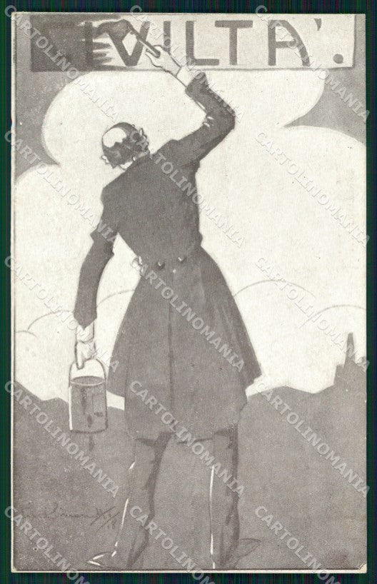 WW1 WWI Propaganda Anti German Simonetti Torino cartolina postcard XF8032 – fronte