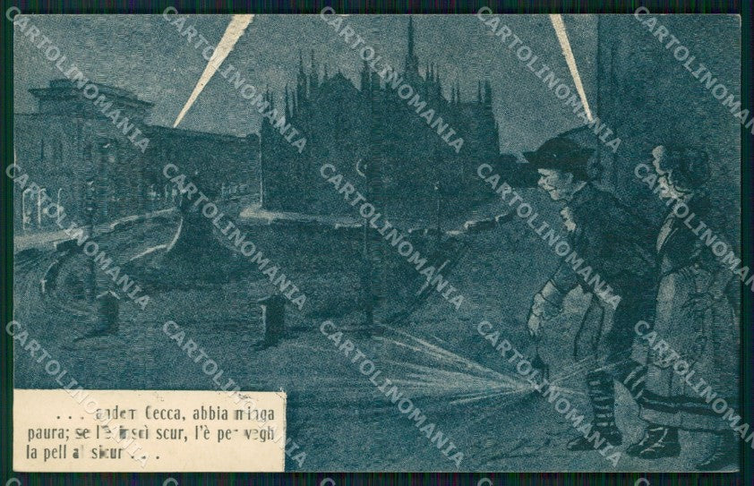 WW1 WWI Propaganda Milano cartolina postcard XF8049 – fronte