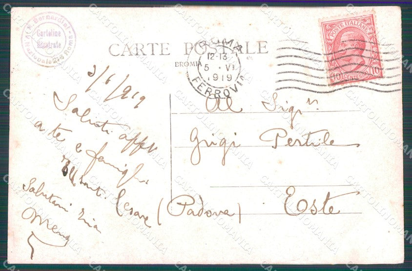 WW1 WWI Propaganda Soldier Giobbe RPPC cartolina postcard XF8051 – retro