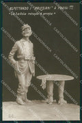 WW1 WWI Propaganda France Soldier RPPC cartolina postcard XF8056 – fronte