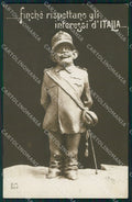 WW1 WWI Propaganda Savoia Royalty Rizzi RPPC cartolina postcard XF8063 – fronte