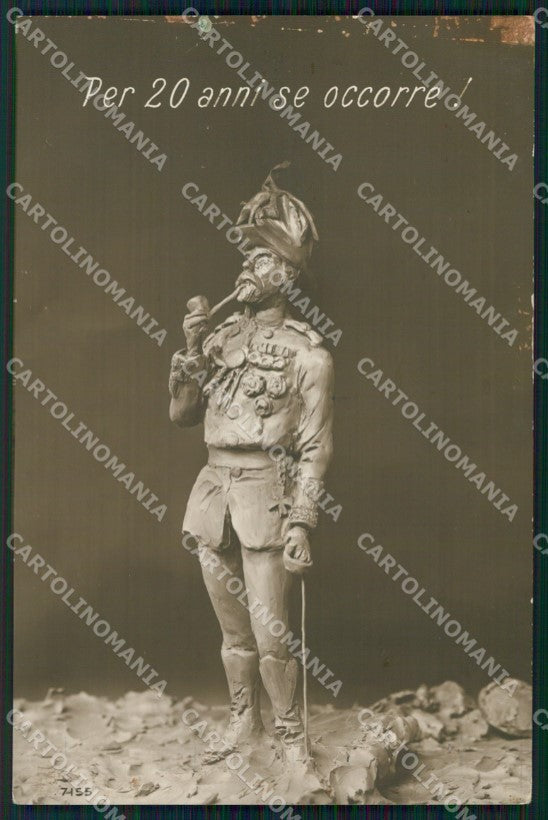 WW1 WWI Propaganda Politica Rizzi RPPC cartolina postcard XF8068 – fronte