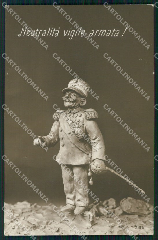 WW1 WWI Propaganda Savoia Royalty RPPC cartolina postcard XF8069 – fronte