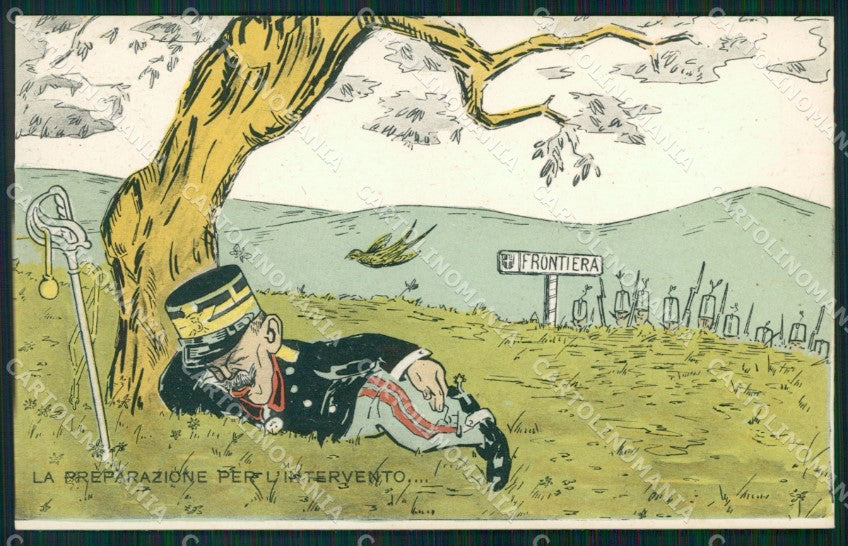 WW1 WWI Propaganda Savoia Royalty cartolina postcard XF8077 – fronte