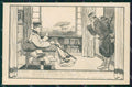 WW1 WWI Propaganda Savoia Royalty Serbia Bisca cartolina postcard XF8078 – fronte