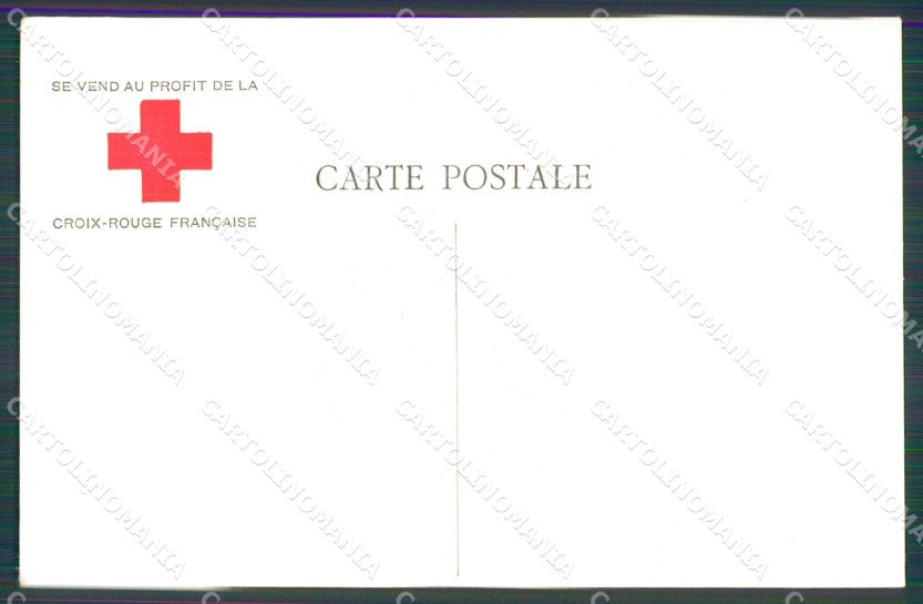 WW1 WWI Propaganda Raemaekers Red Cross cartolina postcard XF8093 – retro