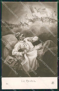 WW1 WWI Propaganda Kaiser Wilhelm Anti German cartolina postcard XF8105 – fronte