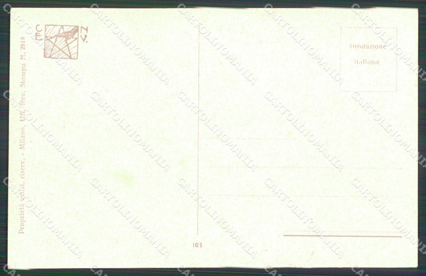 WW1 WWI Propaganda Olivieri Tricolore Child cartolina postcard XF8144 – retro