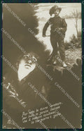 WW1 WWI Propaganda Bersaglieri RPPC cartolina postcard XF8153 – fronte