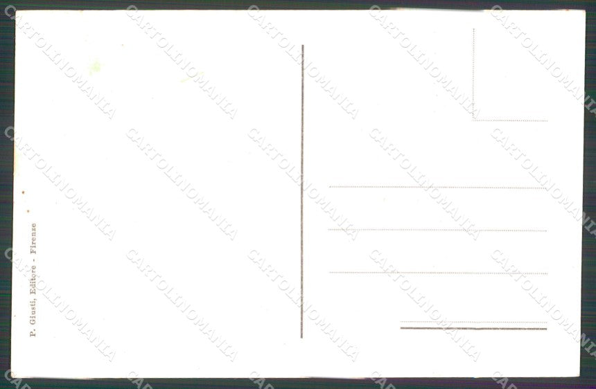 WW1 WWI Propaganda Trento Trieste Carducci Bersaglieri cartolina postcard XF8168 – retro
