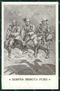 Militari WW1 Associazione Patronato del Soldato Genova Vaccari cartolina XF8218 – fronte