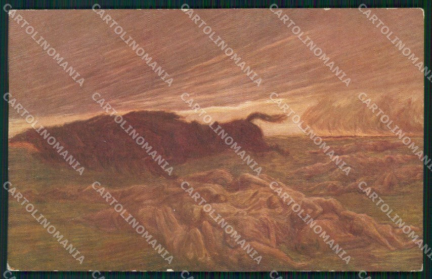 Militari Comitato Milanese Raccolta Fondi Guerra WW1 Previati cartolina XF8231 – fronte