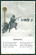 Militari WW1 WK1 AK Soldaten Gendarmen serie 492 Hanns Printz cartolina XF8235 – fronte