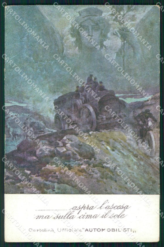 Militari Propaganda WW1 WWI Automobilisti Vassallo serie 116 cartolina XF8258 – fronte