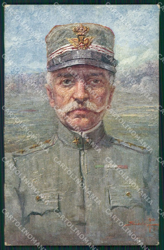Militari WW1 WWI Generale Luigi Cadorna Sidoli serie 2903-2 cartolina XF8261 – fronte