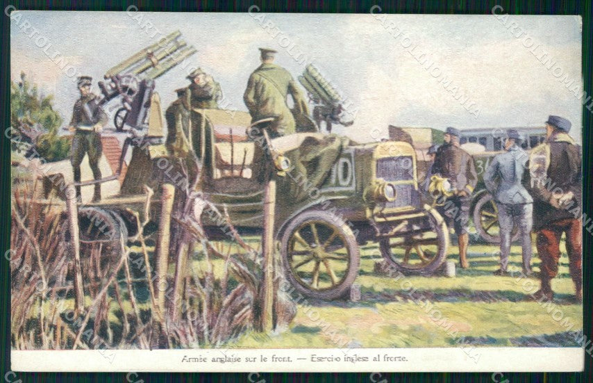 Militari Inglesi English Soldiers Pubblicitaria Vino di Peptona cartolina XF8291 – fronte