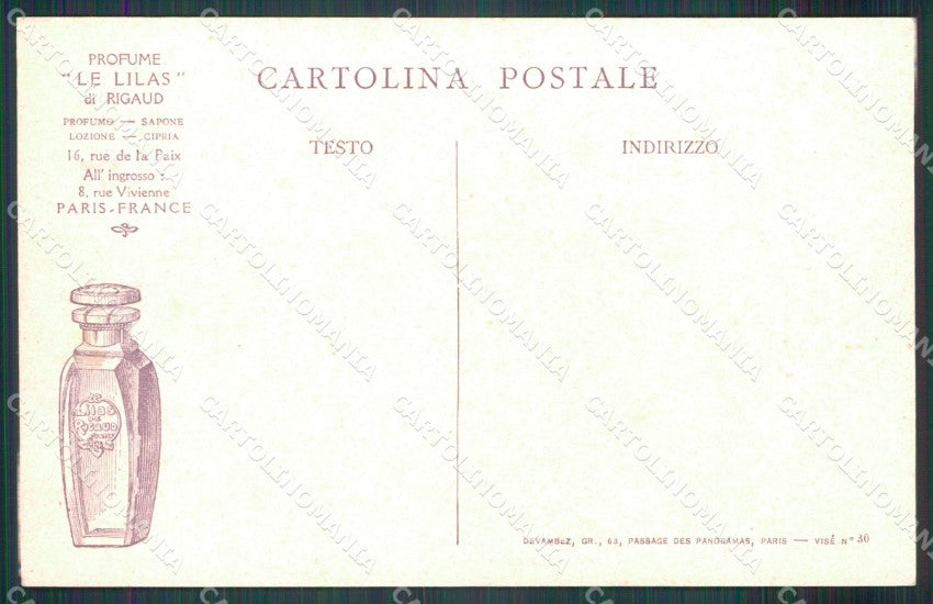 Militari Soldiers Mitrailleuse WWI Pubblicitaria Rigaud cartolina XF8299 – retro