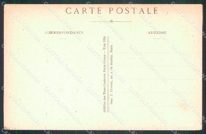 Militari Francesi French Soldiers WWI Alsace cartolina XF8307 – retro