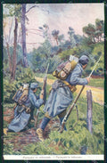 Militari Propaganda Francia France WWI Fanteria Fantassins cartolina XF8318 – fronte