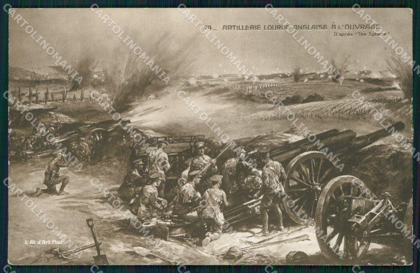 Militari Propaganda WWI English Soldiers cartolina XF8340 – fronte