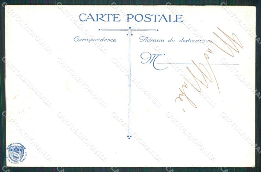 Militari Propaganda WWI Francia France Alpins L.V.C. cartolina XF8341 – retro