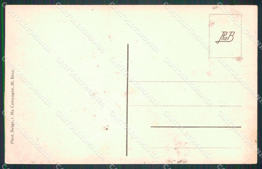 Militari Propaganda WWI Anti German Belgique Belgio ABRASA cartolina XF8352 – retro