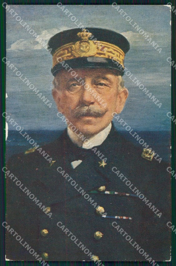 Militari Politica WWI Ammiraglio Viale Ministro della Marina cartolina XF8358 – fronte