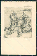 Militari Propaganda WW1 WWI Anti German ABRASA Raemaekers cartolina XF8380 – fronte