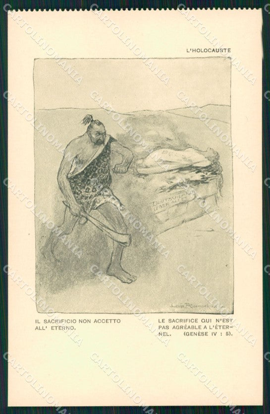 Militari Propaganda WW1 WWI Anti German Belgio Louis Raemaekers cartolina XF8382 – fronte