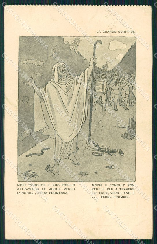 Militari Propaganda WW1 WWI Anti German Louis Raemaekers cartolina XF8390 – fronte