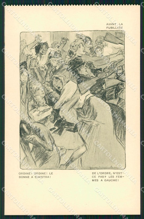 Militari Propaganda WW1 WWI Anti German Louis Raemaekers cartolina XF8392 – fronte