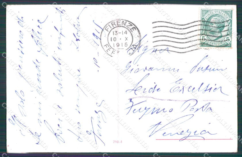 Militari Propaganda WW1 WWI Seguendoti col Pensiero cartolina XF8423 – retro