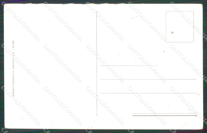 Militari Propaganda Irredentismo Oberdan Battisti Santino cartolina XF8440 – retro