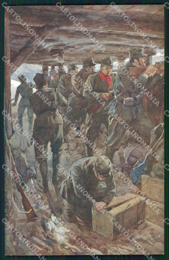Militari Propaganda WW1 Comitato Lombardo Mutilati Salvadori cartolina XF8448 – fronte