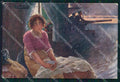 Militari Propaganda WW1 Marina La Fidanzata serie 347 Saccaggi cartolina XF8456 – fronte
