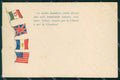 Militari Propaganda WW1 Alleati Bandiere PIEGHINE cartolina XF8479 – fronte