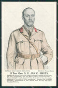 Militari WW1 WWI Generali Esercito Britannico Smuts Dodd cartolina XF8522 – fronte