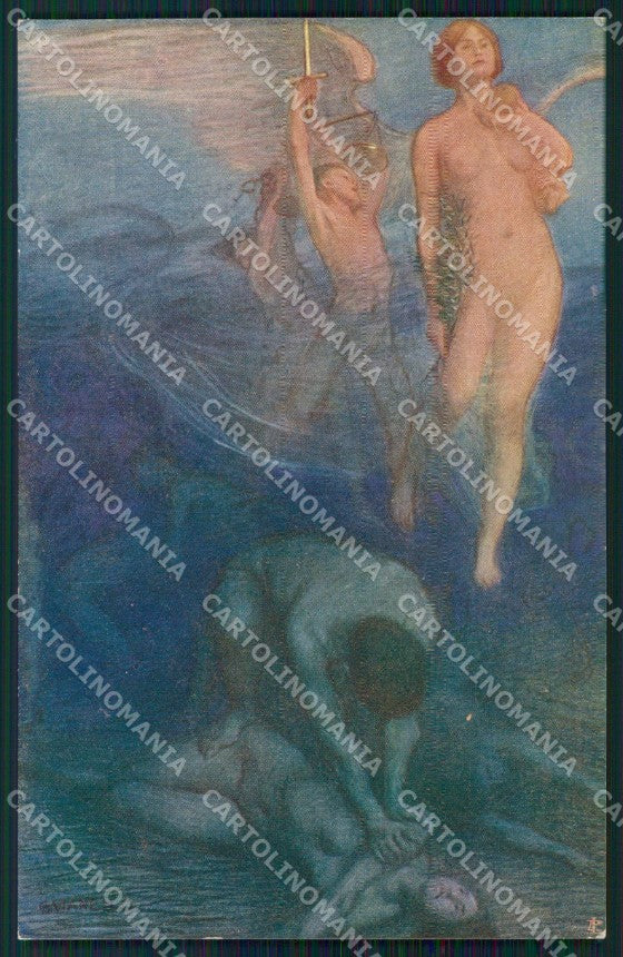 Militari Propaganda WW1 WWI Trionfo sulla Barbarie Vianello cartolina XF8534 – fronte
