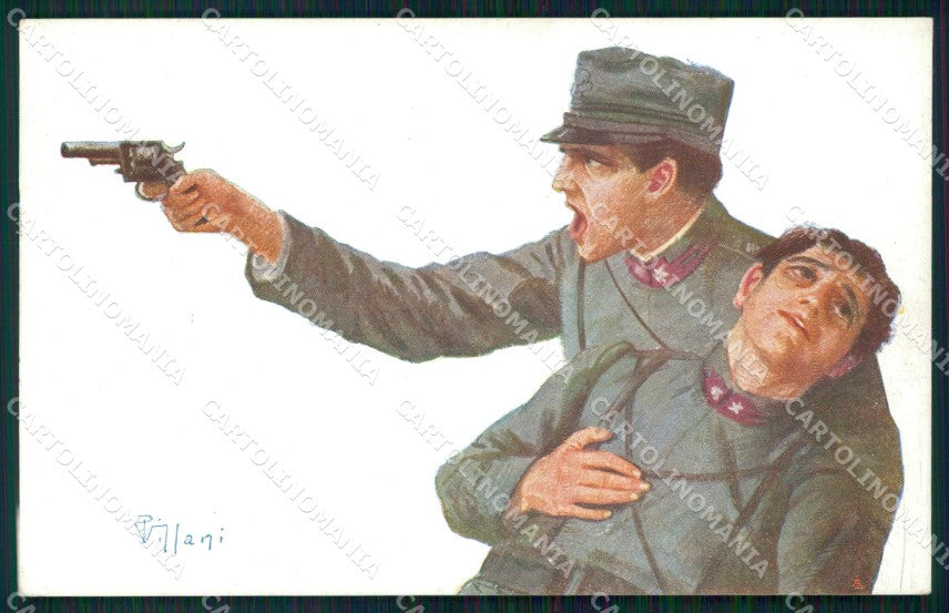 Militari Propaganda WW1 WWI Soldato 761-4 Villani cartolina XF8541 – fronte