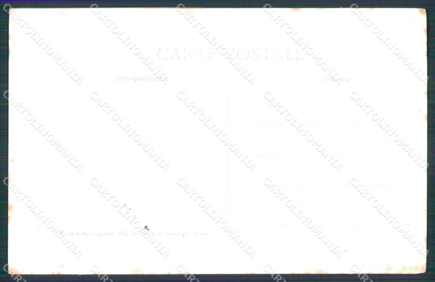 Militari WW1 WWI Propaganda Anti German France d'Amy cartolina XF8551 – retro