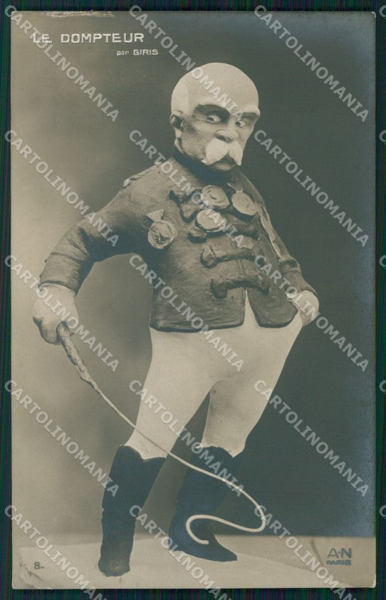 Militari Propaganda WW1 WWI Georges Clemenceau Caricature Giris cartolina XF8613 – fronte