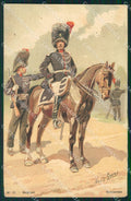 Militari Belgio Belgian Army Military Art by Louis Geens 12 cartolina XF8616 – fronte