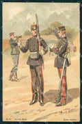Militari Belgio Belgian Army Military Art by Louis Geens 6 cartolina XF8619 – fronte