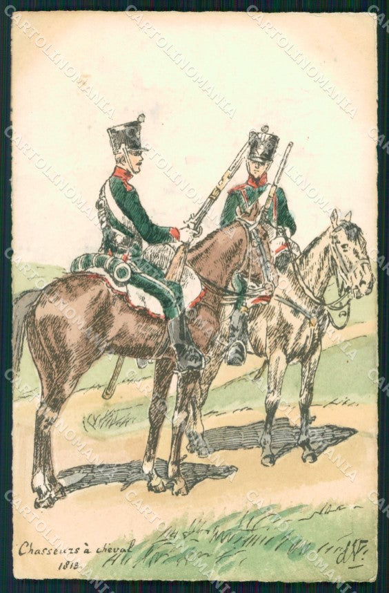 Militari Belgio Belgique Uniformi Cavallo Horse serie 1002 DV cartolina XF8622 – fronte