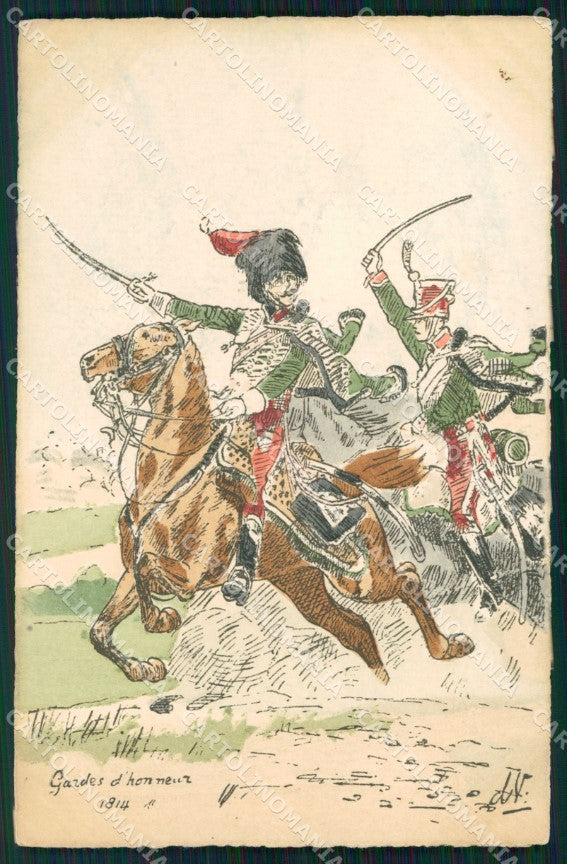 Militari Belgio Belgique Uniformi Cavallo Horse serie 1002 DV cartolina XF8629 – fronte