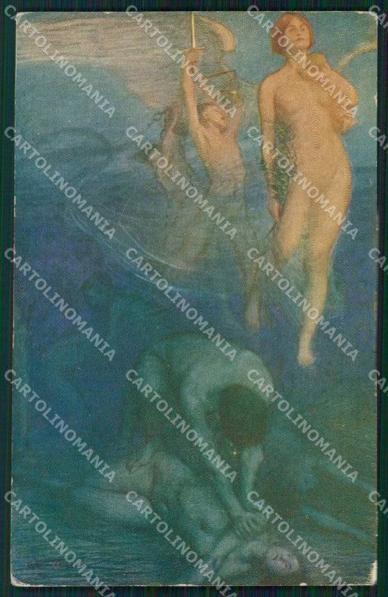 Militari Propaganda WW1 WWI Trionfo sulla Barbarie Vianello cartolina XF8647 – fronte