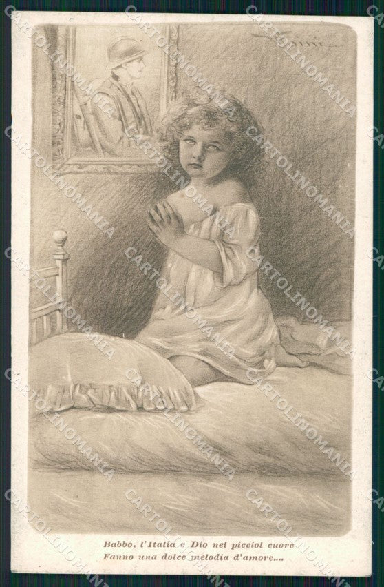 Militari Propaganda WW1 WWI Faini cartolina XF8667 – fronte