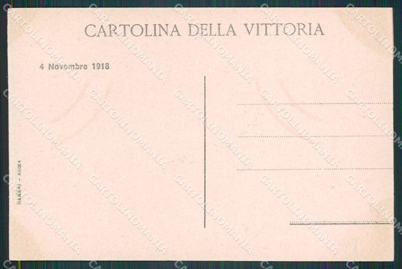 Militari Propaganda WW1 WWI Ministro Guerra Orlando cartolina XF8675 – retro