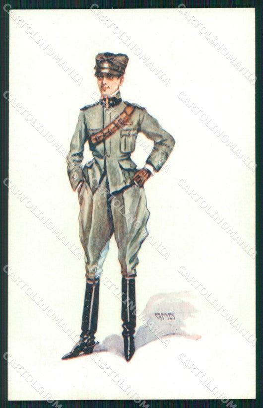 Militari Artiglieria Uniformi GMD cartolina postcard XF8680 – fronte